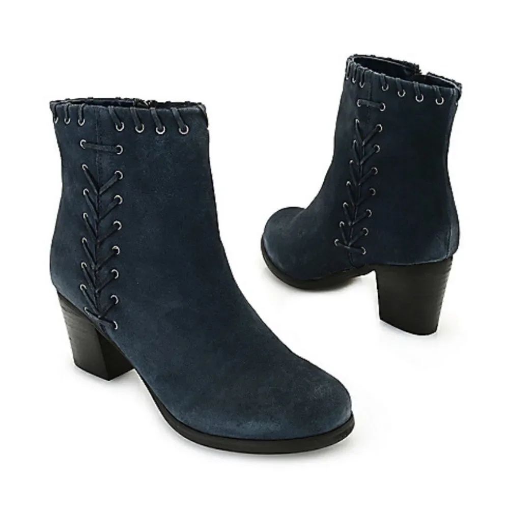 Matisse Stella Suede Side Ankle Boots NWOT Sz 10W